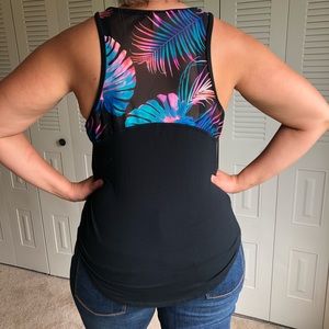 PINK Mesh Back Tank - Size Large